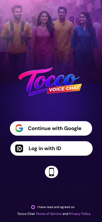 Tocco Voice Live app screenshot