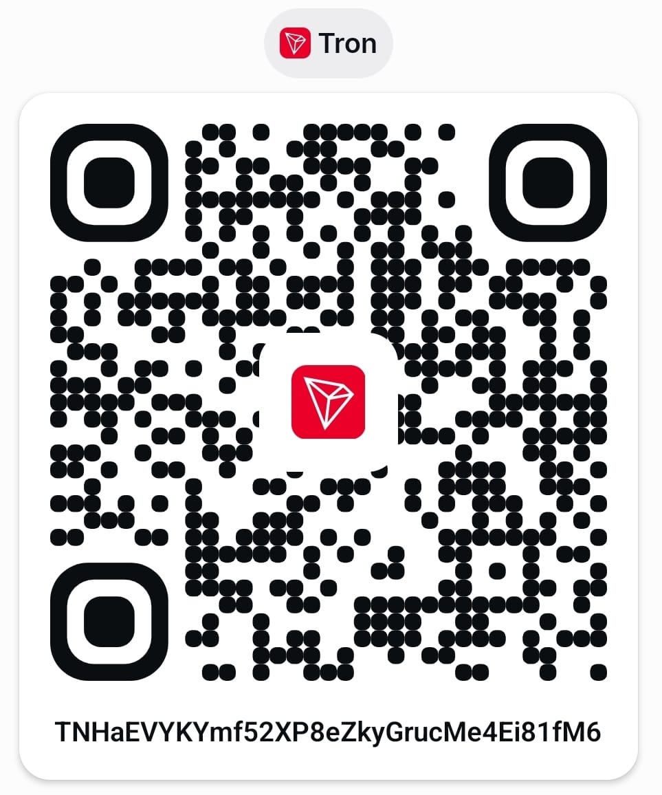 TRC20 payment QR code